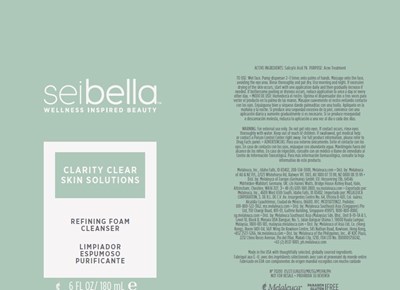 Sei Bella Clarity Clear Refining Foaming Cleanser (ifp) Label Jpg.jpg (Sei Bella Clarity Clear Refining Foaming Cleanser (ifp) Label Jpg)